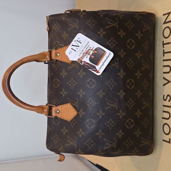Louis Vuitton 1994 Ultra Rare Vintage Speedy30 Excellent condition lock/key #320 - Picture 1 of 17